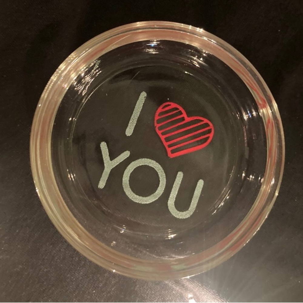 I love you trinket dish